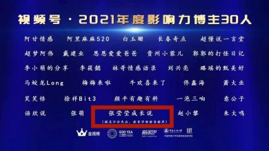 “成长最美”创始人张莹莹荣获2021年度影响力博主TOP 30！