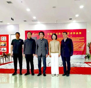 安想珍毛体书法艺术作品展在甘肃天水成功举办