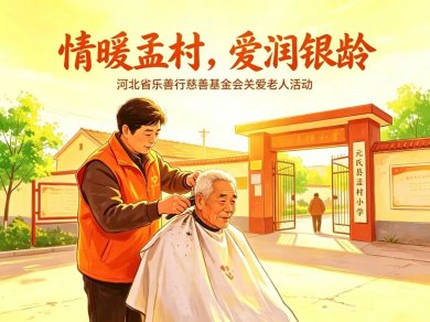 情暖孟村，爱润银龄｜河北省乐善行慈善基金会开展敬老便民公