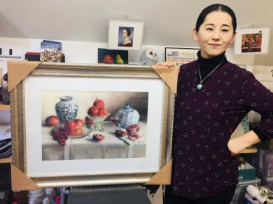 张彤卫：论其粉彩与油画艺术的技法革新与美学境界